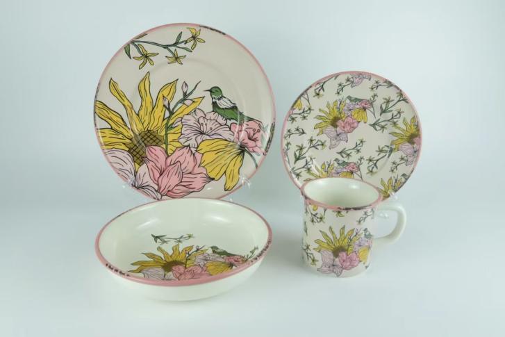 Dishwaswasher ဇိမ်ခံပစ္စည်းများ Protecit Set Set Set - သဘာဝတရား၏ကဗျာကိုစားပွဲသို့ယူဆောင်လာခြင်း