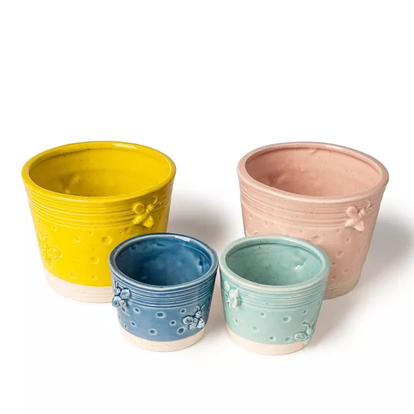 ပျားဖယောင်း Ceramic Candle အိုး