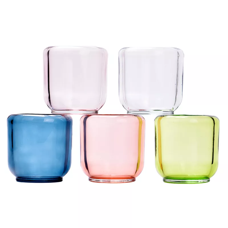 ရောင်စုံ Glass Candle Holder ရောင်စုံ Glass Candle Holder