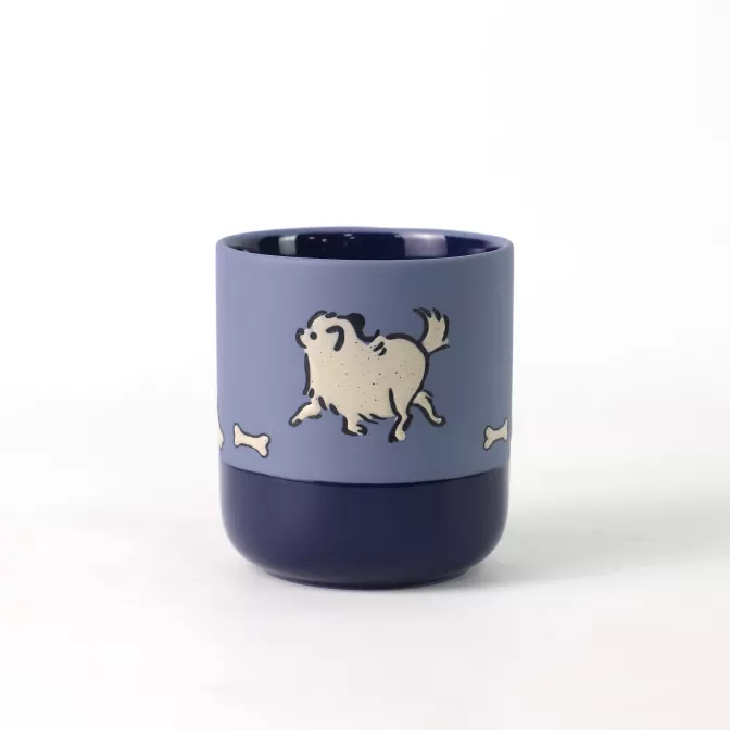 လက်ဆေးသုတ်ထားသော Ceramic Candle Holder