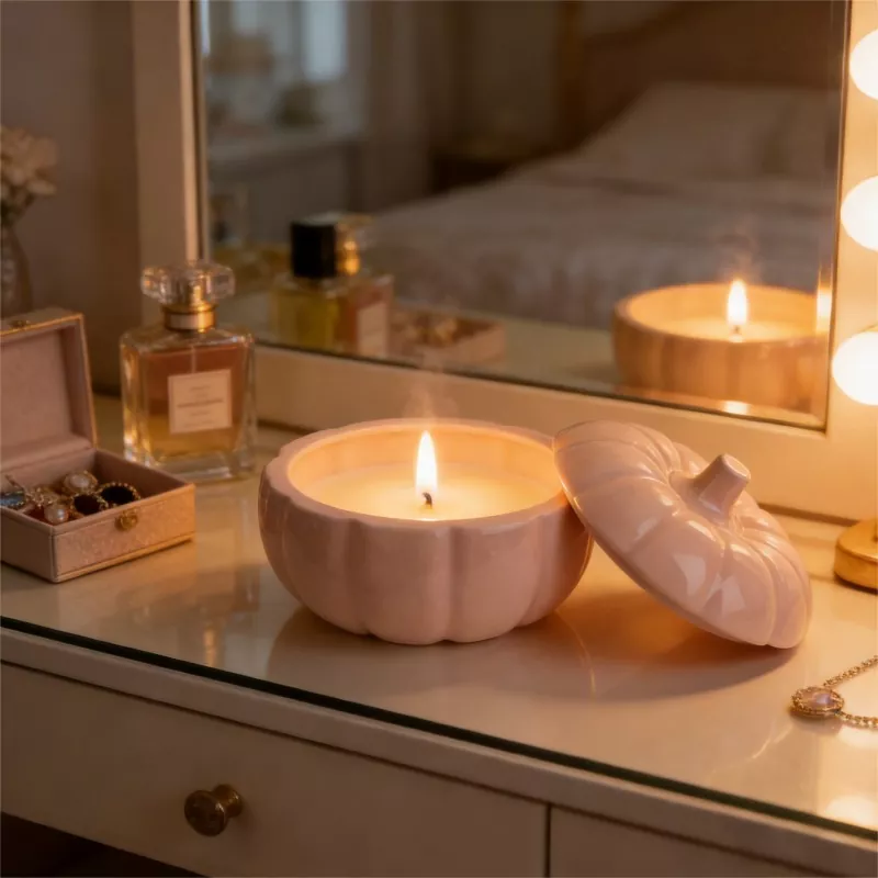 Warmth Pumpkin Candle Jar