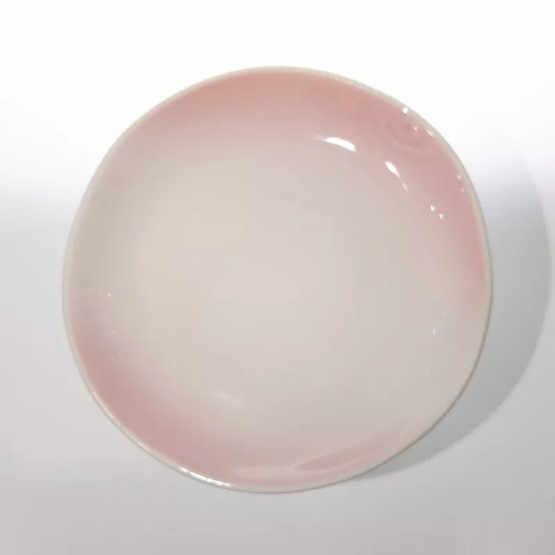 Minimalist Round Ombre ကြွေထည်အသေးစားပန်းကန်