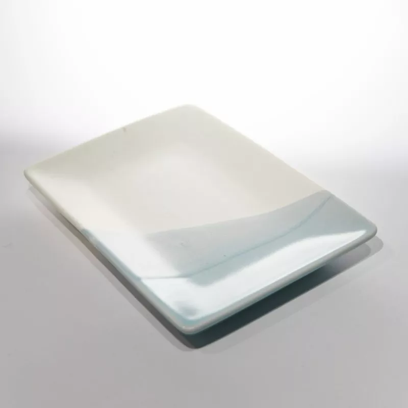 ခေတ်မီ Two Tone Ceramic Rectangle Plate